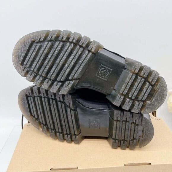 Dr. Martens Audrick 8-Eye Platform Combat Boots Black Nappa Lux Leather US 9 - Picture 9 of 10